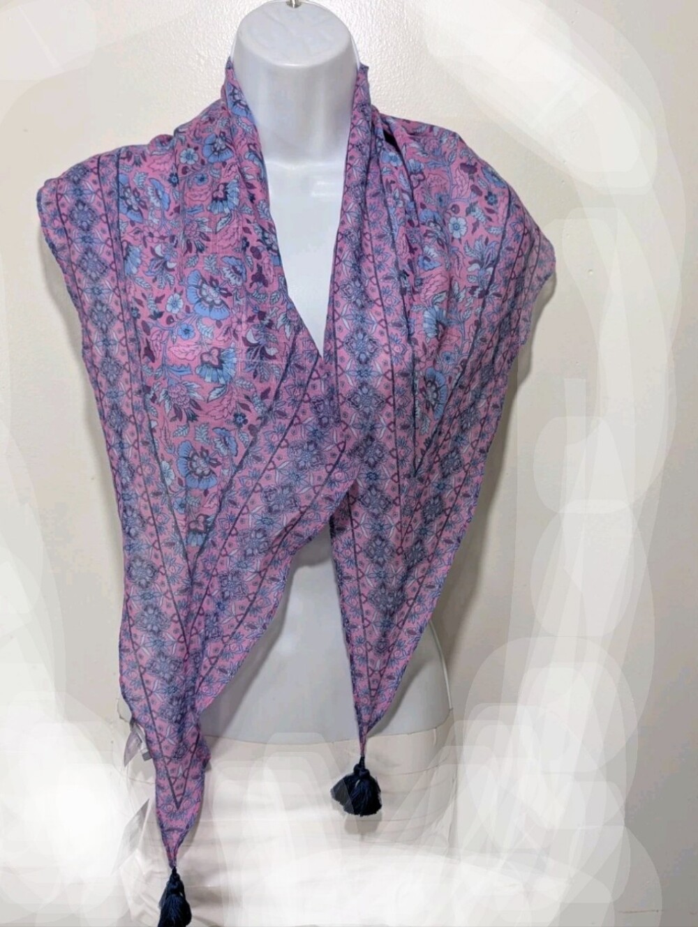 NWT J Jill Scarf Wrap Shawl Boho Feminine #2140